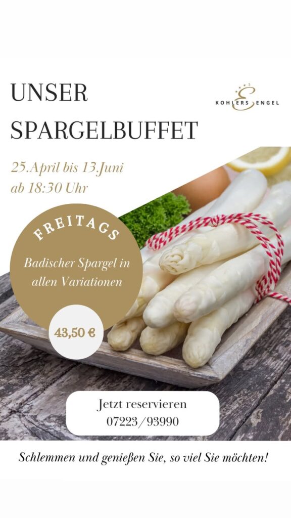 Spargelbuffet 2025